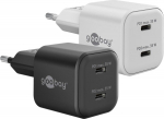 Wentronic Goobay 2-ports USB GaN Charger 35W PD Sort