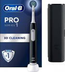 Oral-B Pro 1 Black + Black case - Type:| Oscillating-rotating: | Power: battery | Accessories: