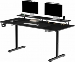 Desk Ultradesk Highlander XXL Czarne 160 cm x 70 cm