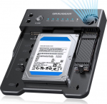 GRAUGEAR Cloning station for M.2 NVME/SATA SSDds & 2.5"/3.5" HDD