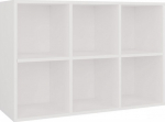 TOP E SHOP MALAX MINI 2X3 WHITE BOOKCASE