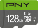 SD MicroSD XC Card 128GB PNY Elite Cl.10 U1 retail