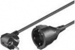 MicroConnect Schuko power extension M-F 5m, Type F CEE 7/7-Type F CEE 7/4
