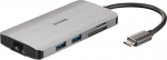 D-Link | 8-in-1 USB-C Hub with HDMI/Ethernet/Card Reader/Power Delivery | DUB-M810 | USB hub | USB Type-C