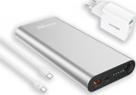 Realtron RealPower Powerbank PB-20000PD Pro Set silber 20.000mAh