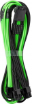 CableMod C-Series PRO ModMesh 12VHPWR to 3x PCI-e Kabel for Corsair - 60cm, black/light green
