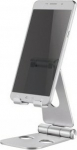 Neomounts NEWSTAR PHONE DESK STAND (SUITED FOR PHONES UP TO 10"), SILVER