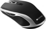 Canyon MW-19 - right - Optical - RF Wireless - 1600 DPI - Schwarz - Silber