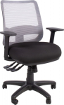 Task chair SAGA black/grey