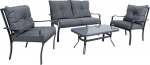 Garden furniture set BOSLER table, sofa and 2 chairs