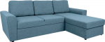 Corner sofa bed INGMAR light blue