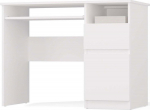 Topeshop Desk PORTO RIGHT WHITE
