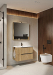 Deftrans CABINET HUNG LAMELLO 80 HAMILT OAK