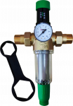 Herz Cold water filter with pressure reducer DN25