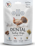 OLLO Air Dried Dental Turkey Strips - dog treat - 80g