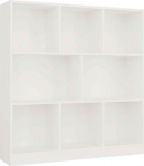 TOP E SHOP FIESTA 8P WHITE BOOKCASE