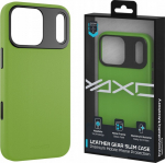 Yaxo Phone case Leather Gear Slim Case MagSafe iPhone 17 Pro Max Tropic Green