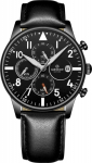 Giewont Men's Chronograph Sapphire Watch GW5630-A1 / black