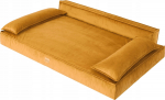 DOGGY CHAMPION YELLOW BED VELVET