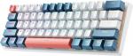 Keyboard Machenike Gaming Keyboard K500-B61 wired mechanical illuminated Red Switch - white-blue