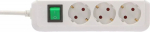 Brennenstuhl Eco-Line power strip* 3 jack 3 m White