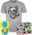Funko Pop! & Tee (Adult) Marvel: Spider-Man Across the Spider-Verse - The Spot (Blacklight) (Special Edition) (Glows in the Dark) Bobble-Head Vinyl Figure and T-Shirt (L)