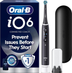 Oral-B iO6 electric toothbrush, black + travel case