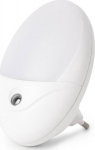 Entac Night light 0.5W Oval WW White twilight sensor