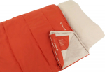 Outwell Contour Lux | Sleeping Bag | 220 x 85 cm | 2-way L-shape open-end with auto lock