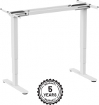 Adjustable Height Table Frame Up Up Bjorn II, White