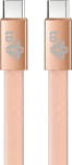 TB Kabel USB C - USB C 1m flat peach