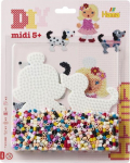 Hama Blister M&auml;dchen & Dog Midi Iron-On Beads (4214)