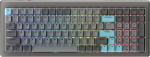 Ducky Cushion 98 Gaming Keyboard, 96%, US Layout (ANSI), Shush Red Switches - Nickel