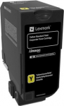 Lexmark 74C2SY0 Toner Cartridge, Yellow