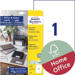 Avery Zweckform Universal labels for general use, 210 x 297mm, White, do Printer, 10 sztuk -6125