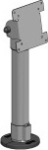 Ergonomic Solutions Old VESA 75/100 Pole Mount, Top Screen Mount - BLACK for