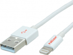 ROLINE iPad-/iPhone-/iPod-Lade-/Datenkabel - Lightning / USB - USB Typ A, 4-pole (M)