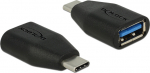 DELOCK Adapter SuperSpeed USB 10 Gbps (USB 3.1 Gen 2) USB Type-C&trade; male > Type-A female