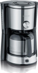 Severin KA 4845 - Moc [W]: 1000 | Water tank capacity [ml]: 1250 | Type of coffee: ground | Color: black and silver