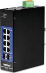 TRENDnet Industrie Switch 10 Port Gbit Manag.L2+ DIN-Rail