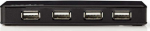 Nedis UHUBU2430BK USB Hub 4-Port USB 2.0