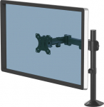 Fellowes Reflex Single Monitor Arm - Befestigungskit - einstellbarer Arm - f&uuml;r Monitor - Metall - Schwarz, RAL 9017 - screen size: up to 81.28 cm (bis zu 32 Zoll)
