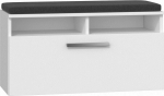 Topeshop RIVA SZAFKA BIEL shoe organizer Closed White