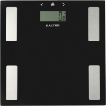 Salter 9150 BFEU12 Black Glass Analyser Bathroom Scales