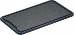 Zassenhaus Carving Board Plastic Dark Grey 42x27x1.5cm