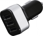 Autolaadija Hama USB Car Charger, 4.4A 22W 3xUSB-pesa