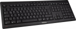 CHERRY TAS STREAM KEYBOARD Wireless DE-Layout schwarz