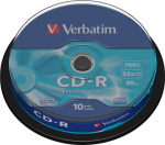 Verbatim CD-R Extra Protection 700MB 52x 10tk tornis