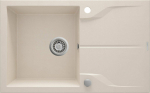 Sink Deante Deante Andante 1-chamber with a drainer - beige
