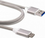 Cable USB Innergie USB-A - USB-C 1 m Silver (3082186500)